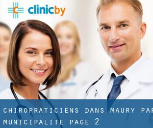 Chiropraticiens dans Maury par municipalité - page 2