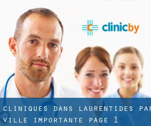 cliniques dans Laurentides par ville importante - page 1