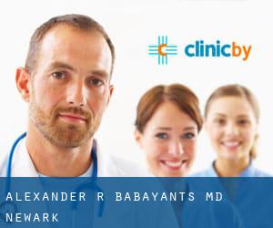 Alexander R Babayants, MD (Newark)