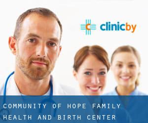 Community of Hope Family Health and Birth Center (Rosedale)